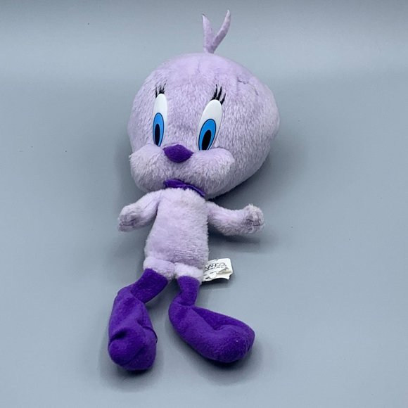 Nanco Lavender Tweety Bird Purple Hanging Plush - Picture 6 of 9